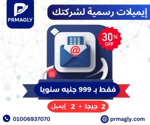 📧 إيميلات رسمية للشركات (بمساحة 2 جيجا)