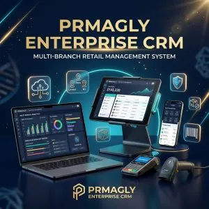 منظومة PRMAGLY Mobile CRM - باقة الشركات والمحلات الكبرى (شهرياً)