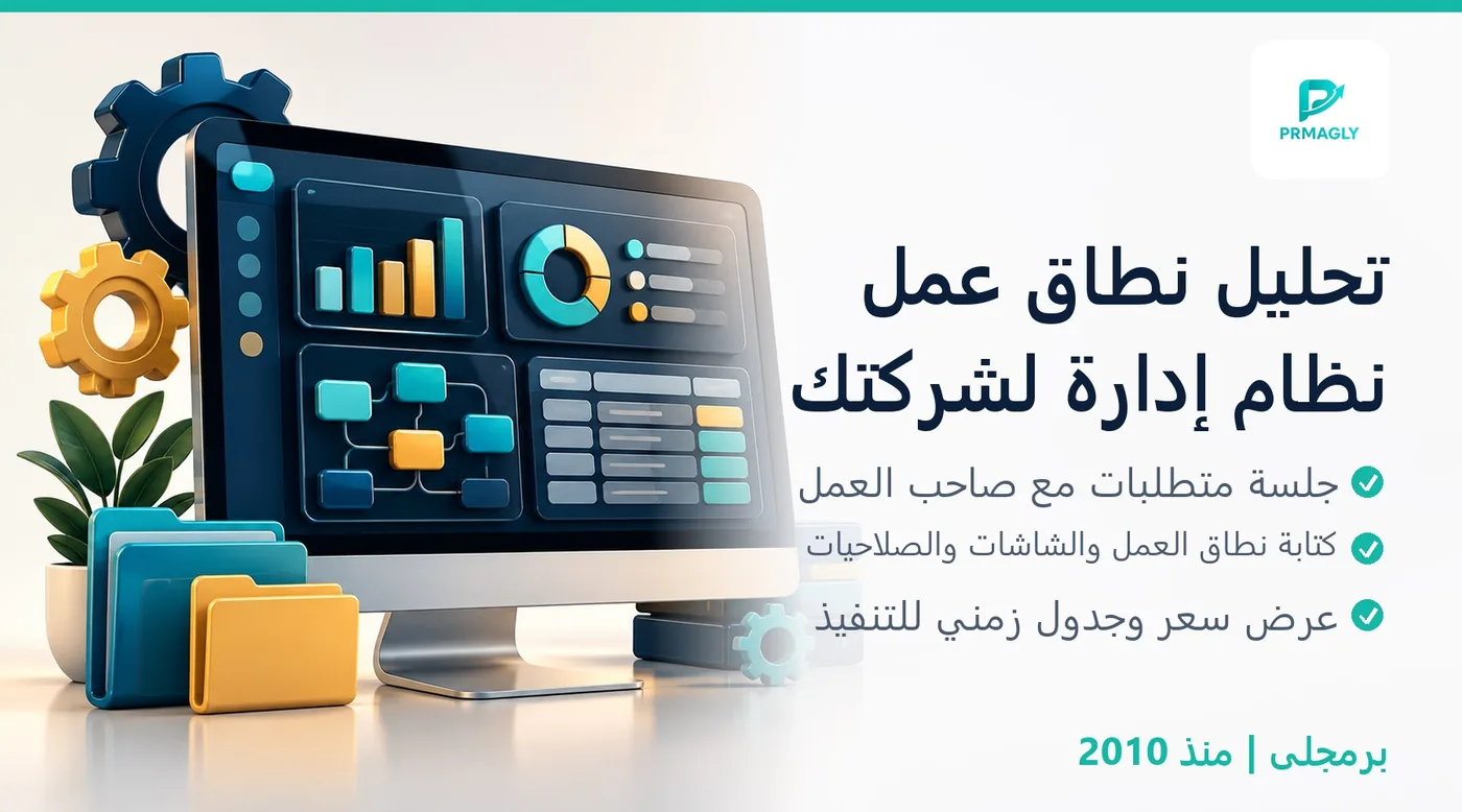 تحليل متطلبات نظام إدارة لشركتك - برمجلى