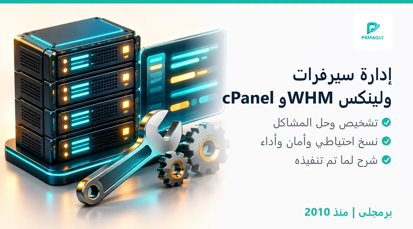 إدارة سيرفر cPanel وWHM - برمجلى