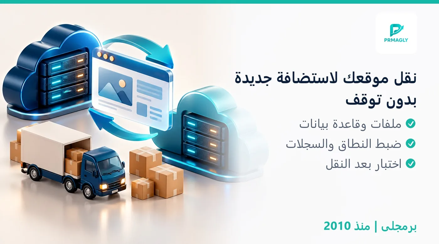 نقل موقع إلى استضافة جديدة - برمجلى