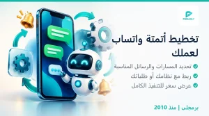 خطة أتمتة واتساب للشركات - برمجلى