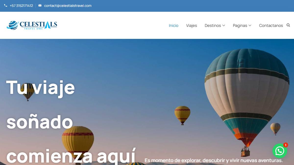 موقع celestialstravel.com