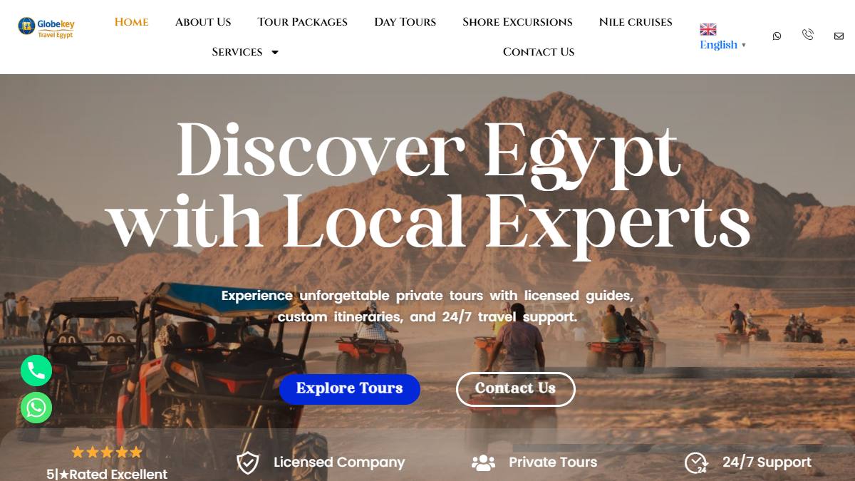 موقع globekeytravel.com